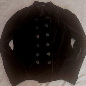 A.N.A A New Approach Black 12 Button Up Jacket